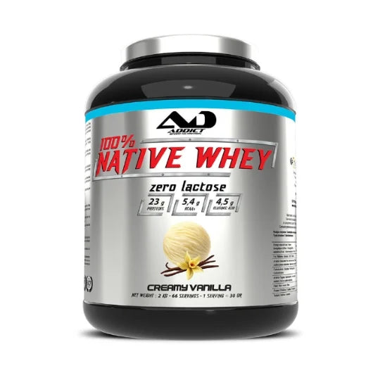 Addict Sport Nutrition 100% Native Whey Zero Lactose - 2000 grams