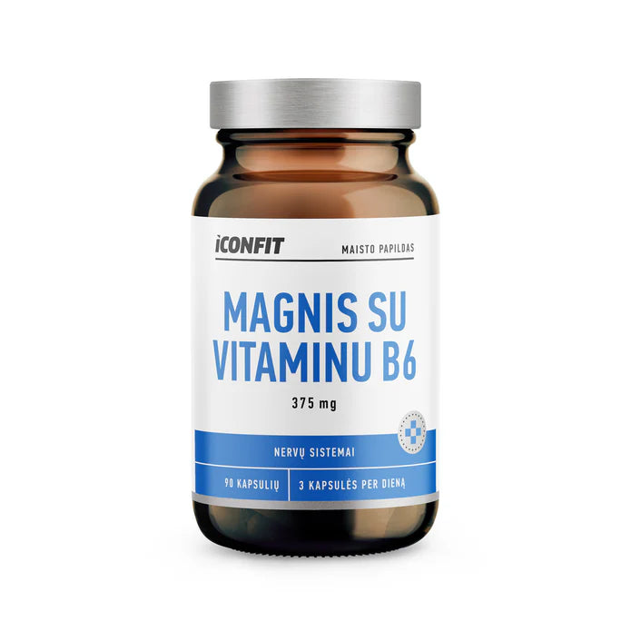 ICONFIT Magnesium B6 90 caps kaina