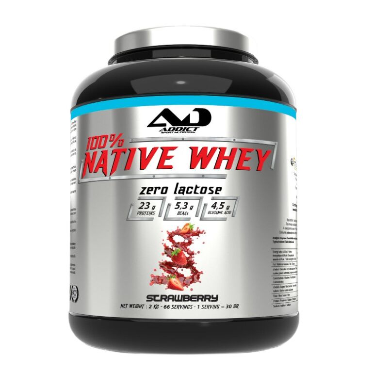 Addict Sport Nutrition 100% Native Whey Zero Lactose - 2000 grams
