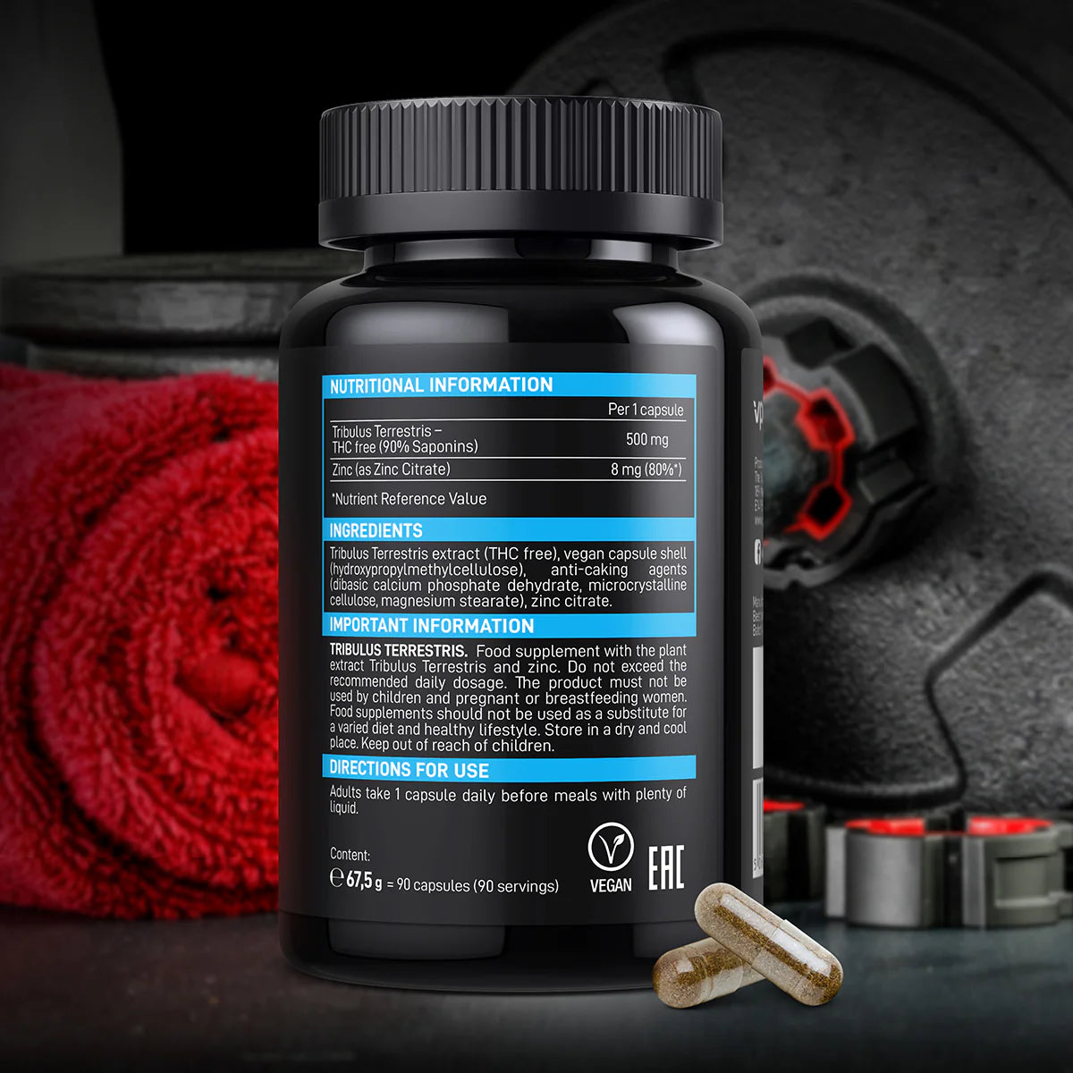 Vplab Ultra Men's Sport Tribulus Terrestris sudetis