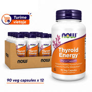 12x NOW Foods Thyroid Energy – 90 kapsulių
