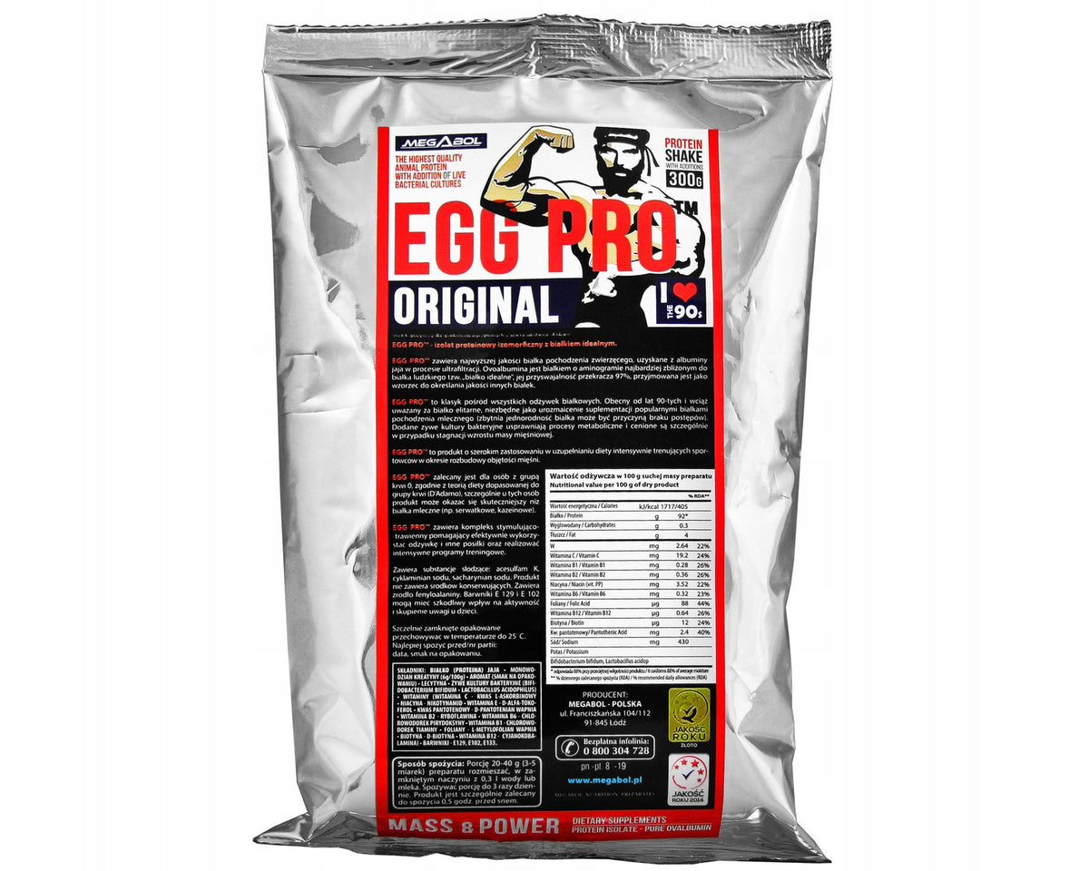 MEGABOL-EGG-PRO-300g-BIALKO-JAJECZNE-MASA-RZEZBA-Data-waznosci-przynajmniej-pol-roku-od-momentu-zakupu