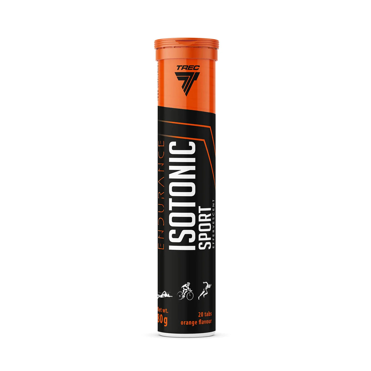 TREC ISOTONIC SPORT EFFERVESCENT 20tab ORANGE kaina