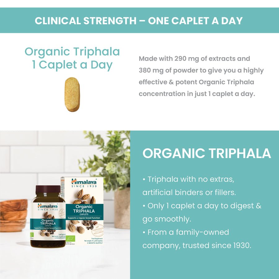 Himalaya™ Organic Triphala 60 Kapsulių akcija