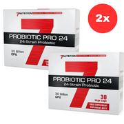 2x 7Nutrition Probiotic Pro 24 Strain Probiotic 30 vcaps