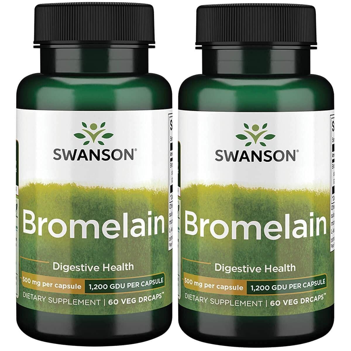 2x Swanson Bromelain 500mg 60vcaps kaina akcija