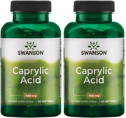2x Swanson caprylic acid