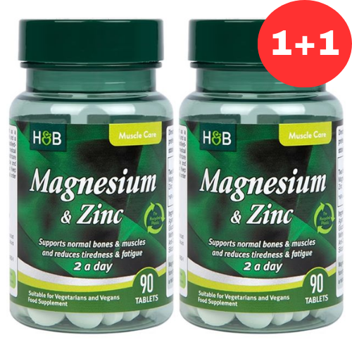 2xHolland & Barrett Magnesium with Zinc 100 tablets