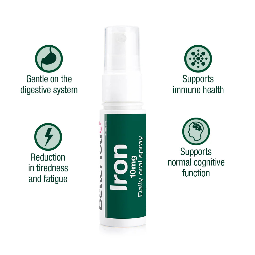 BetterYou Iron Daily Oral Spray 10mg 25 ml nauda