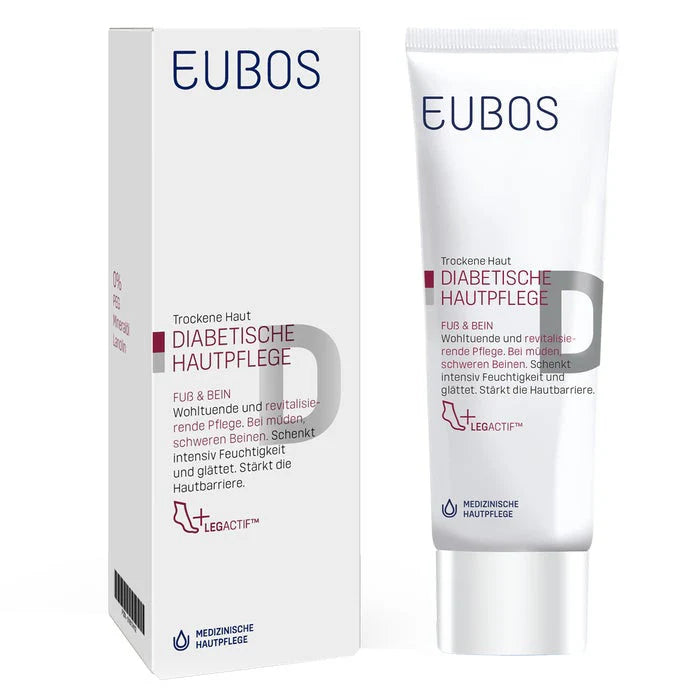Eubos Diabetic's Skin Foot&Leg diabetinės pėdos ir kojų kremas 100 ml kaina