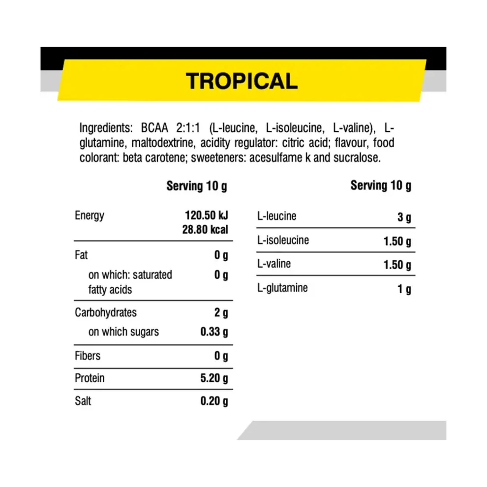 Hype BCAA + Glutamine – 300 grams sudetis