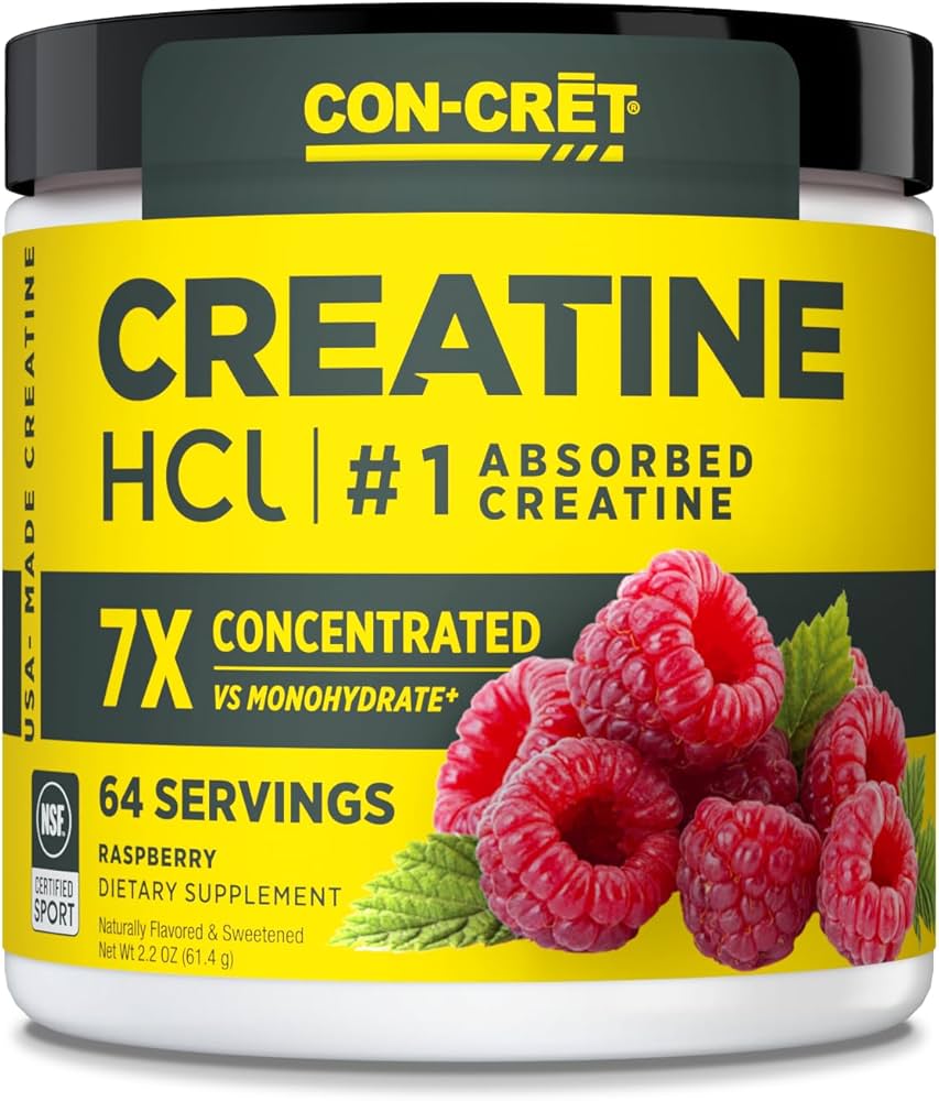 CON-CRĒT® PATENTED CREATINE HCl® 64serv.