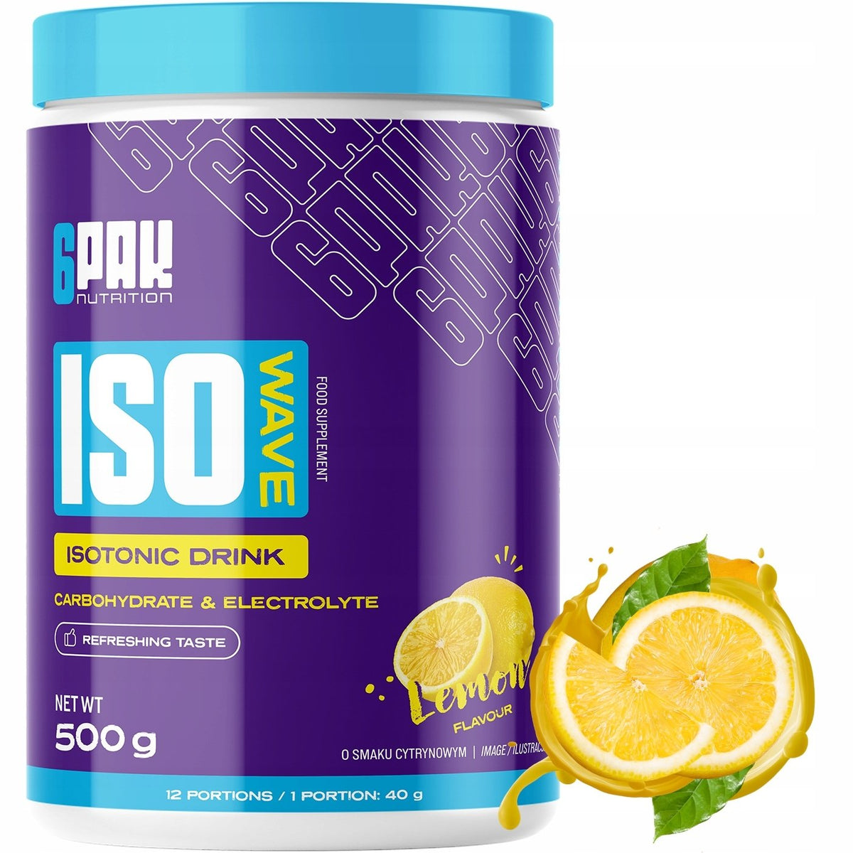 6PAK ISO WAVE 500g JAR