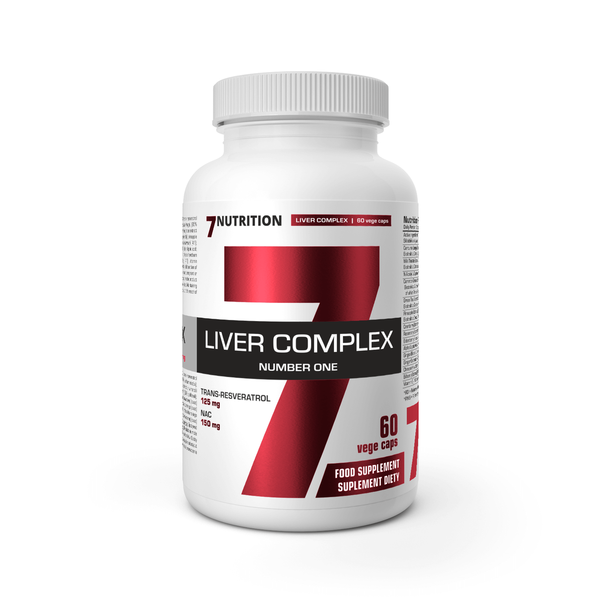 7 Nutrition Liver complex 60 kaps. kaina