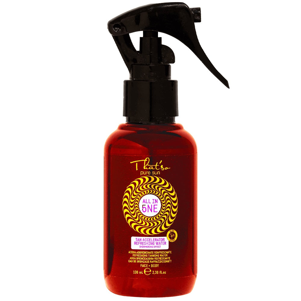That'so All in One TAN ACCELERATOR REFRESHING WATER švytėjimą suteikiantis purškiamas įdegio skatintojas 100 ml