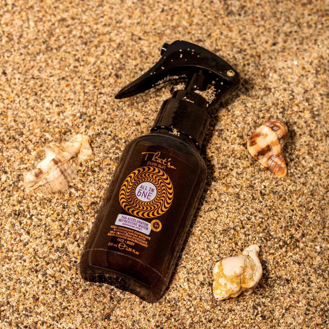That'so All in One TAN ACCELERATOR REFRESHING WATER švytėjimą suteikiantis purškiamas įdegio skatintojas 100 ml