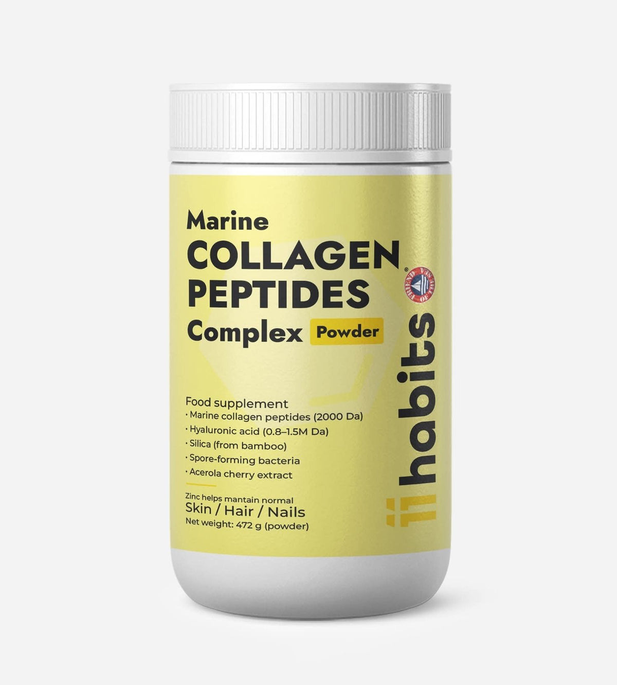 11Habits Marine Collagen Peptides Complex 472g