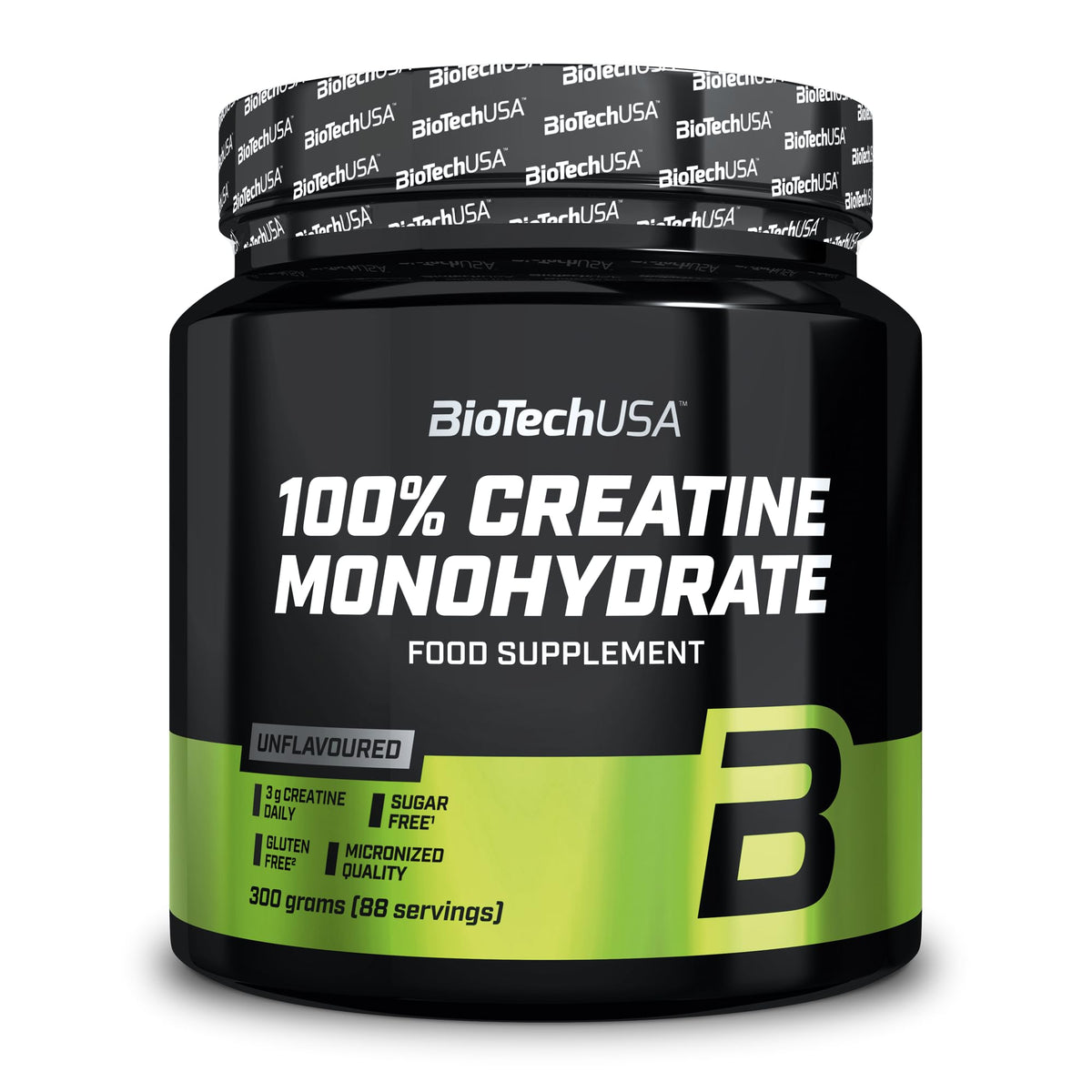 Biotech USA 100% Creatine Monohydrate 300 g.- Kreatinas