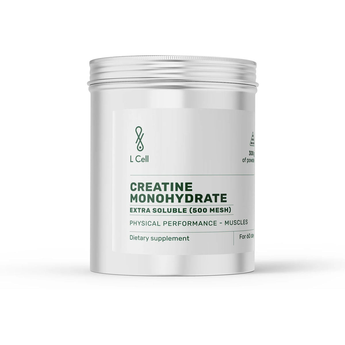 L Cell Creatine MonohydrateExtra Soluable (500 mesh) Powder 300g