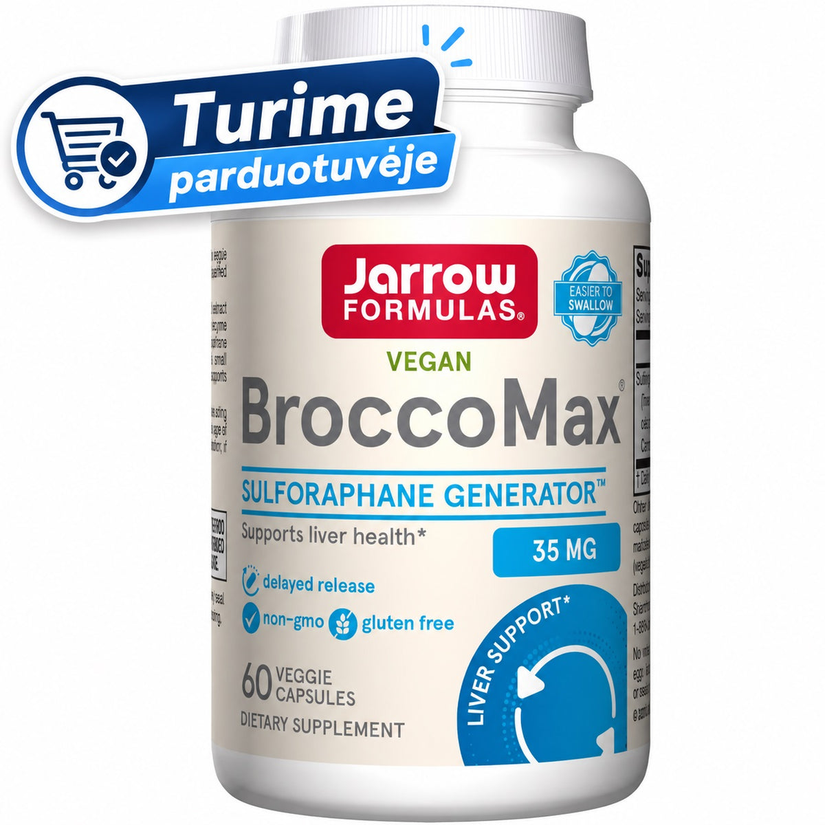Jarrow Formulas BroccoMax® 60 veg. kapsulių