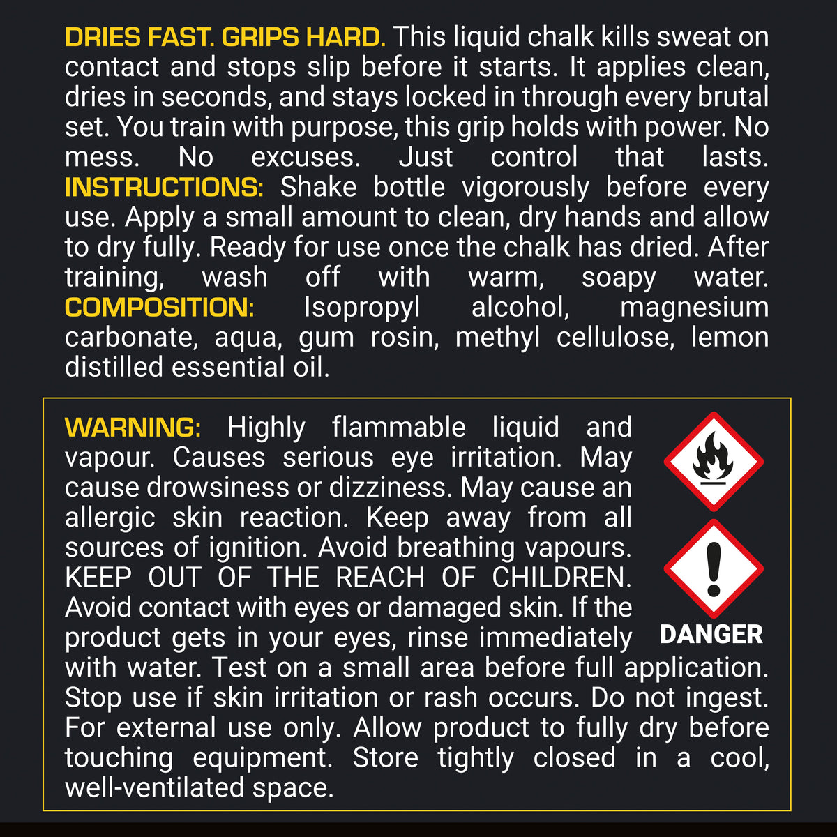 Dedicated Liquid Grip Chalk, 250 ml