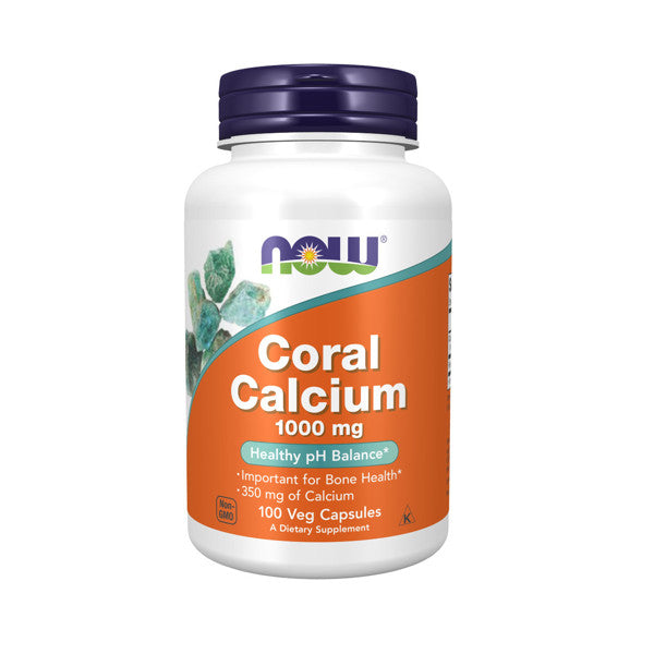 NOW Coral Calcium 1000mg 100 Veg Caps