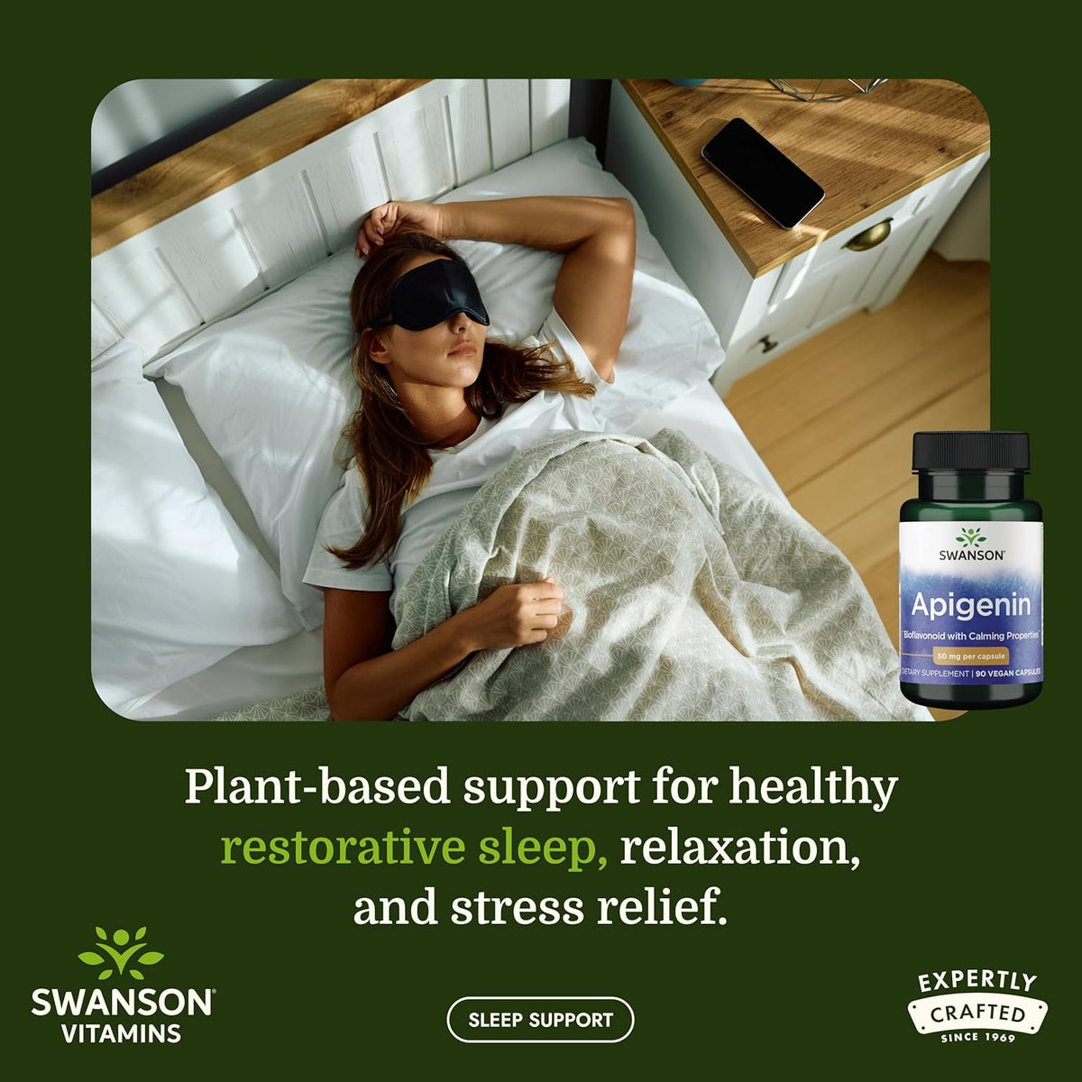 Swanson Apigeninas 50 mg – 90 kapsulių