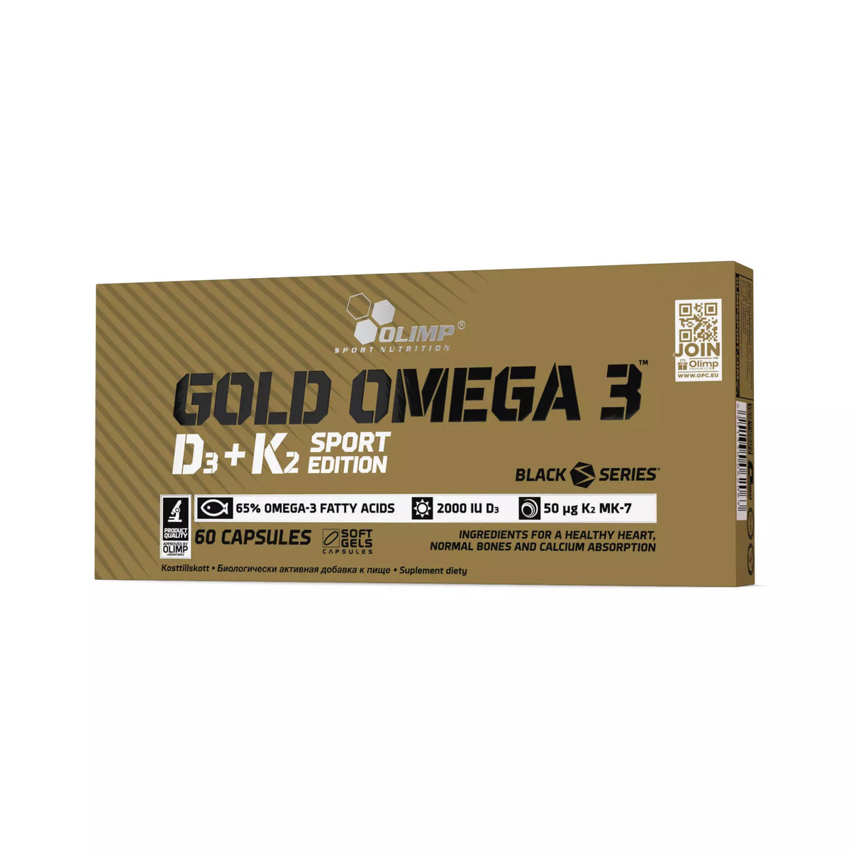 Olimp Gold Omega 3™ D3+K2 Sport Edition - 60 Kaps promotion