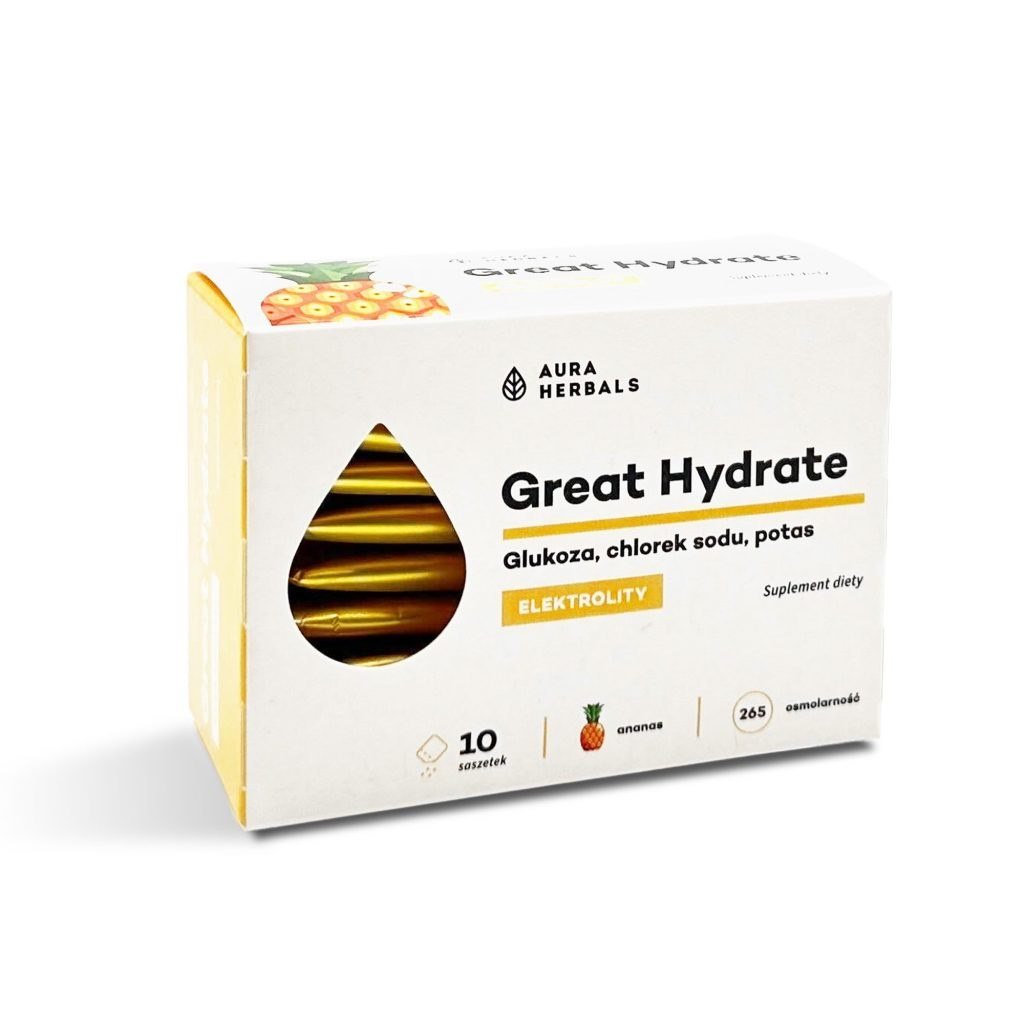 AURA HERBALS Great Hydrate - Electrolytes (10 sachets)