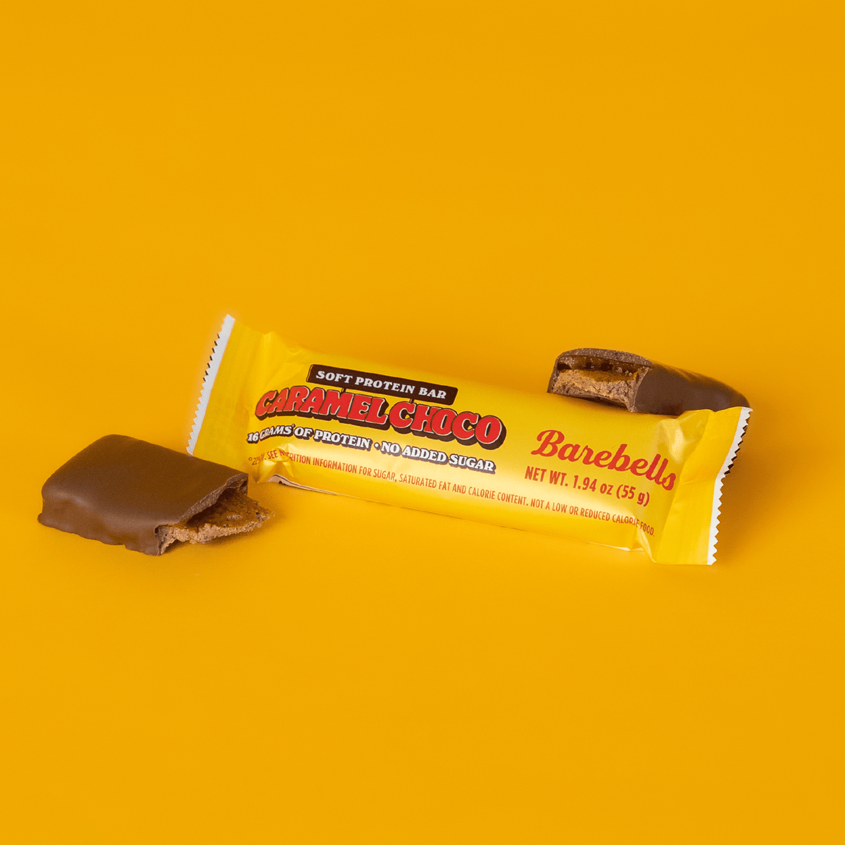 Barebells Caramel Choco Soft Protein Bar 55g baneris