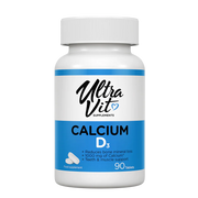UltraVit Calcium & Vitamin D3 90 tablets kaina
