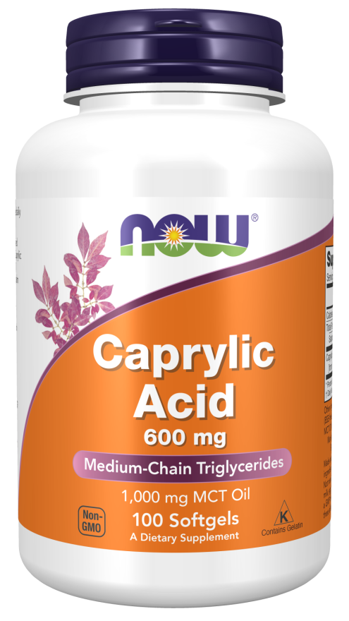 Caprylic Acid 600 mg Softgels kaina