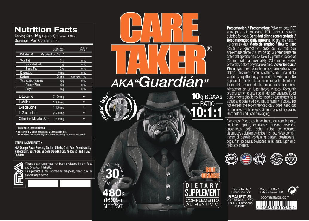 CARETAKER BCAAs 1011 – 30 SERVING sudetis