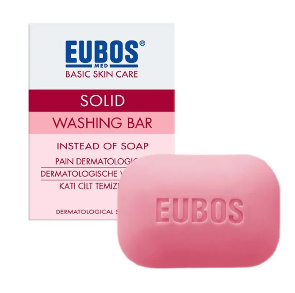 Eubos Basic Care Solid Washing bar kietas prausiklis 125g kaina
