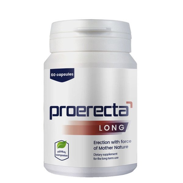 Proerecta Long Potencijai – 60 kapsulių kaina