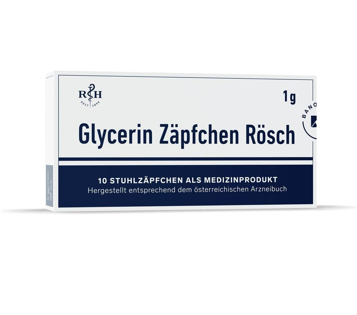 Glicerino žvakutės Rösch 1g N10 kaina