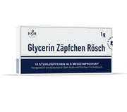 Glicerino žvakutės Rösch 1g N10 kaina