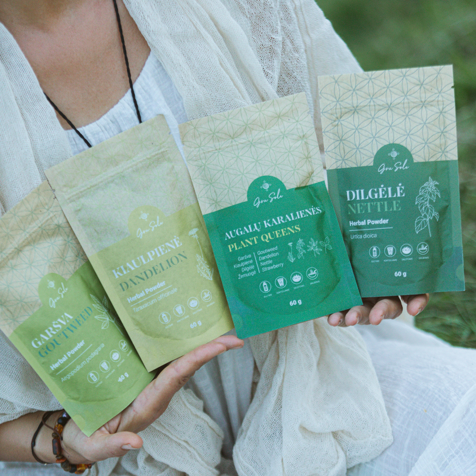 GraSole NETTLE (LEAF POWDER) 60g promotion