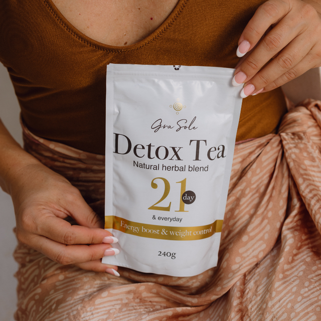 GraSole „DETOX TEA DAY“ – Funkcinė augalinė arbata (150 g) akcija