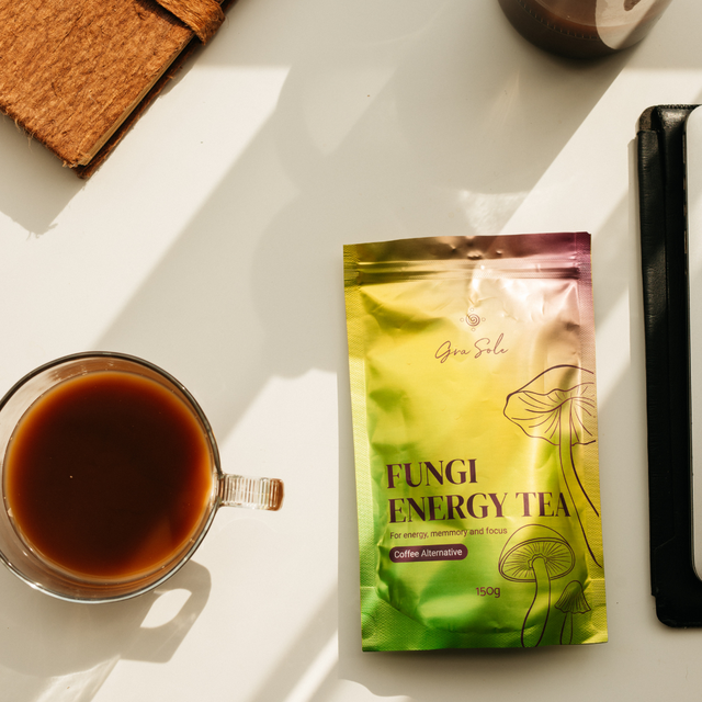GraSole Fungi Energy Tea 150 g pirkti (2)