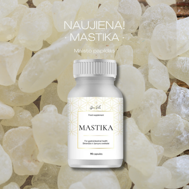 GraSole MASTIKA MASTIHA (MAISTO PAPILDAS) 90 kaps akcija