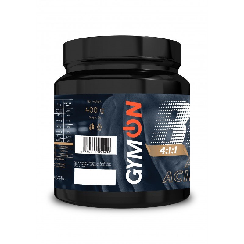 GymON BCAA 400g aminorūgščių maisto papildas arbuzasa