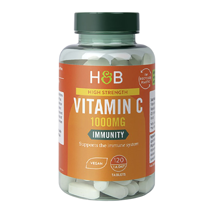 Holland & Barrett High Strength Vitamin C, 1000mg - 120 vegan tabs (1)