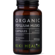 KIKI Health Organic Psyllium Husks - 120 Vegicaps