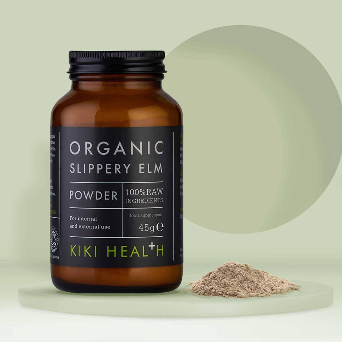 KIKI Health Slippery Elm Powder - 45 grams gluosnio miltelai