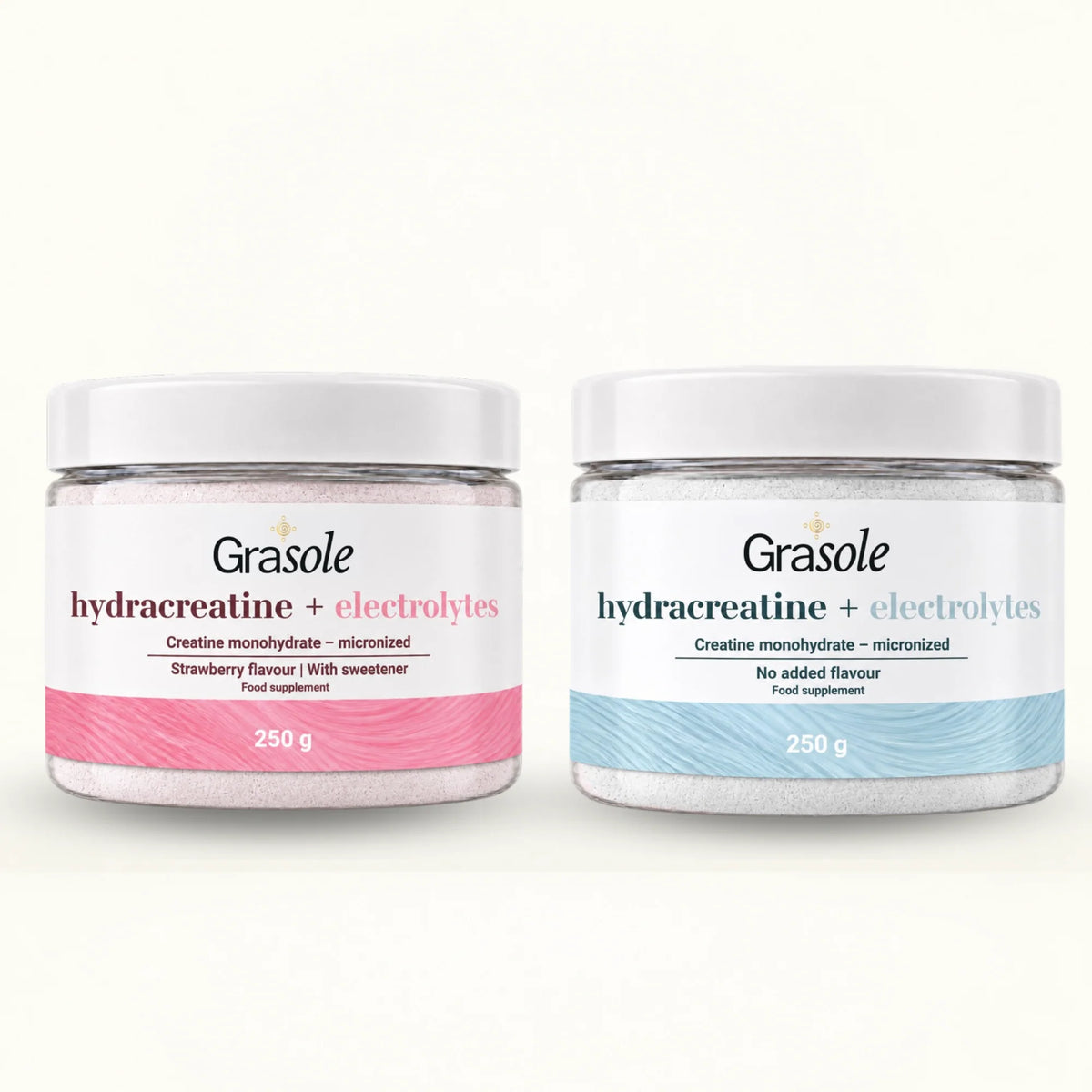 GraSole Hydracreatine + Electrolytes (strawberry flavored)