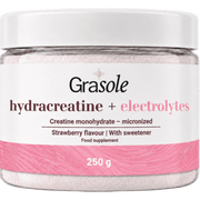 GraSole Hydracreatine + Electrolytes (strawberry flavored)