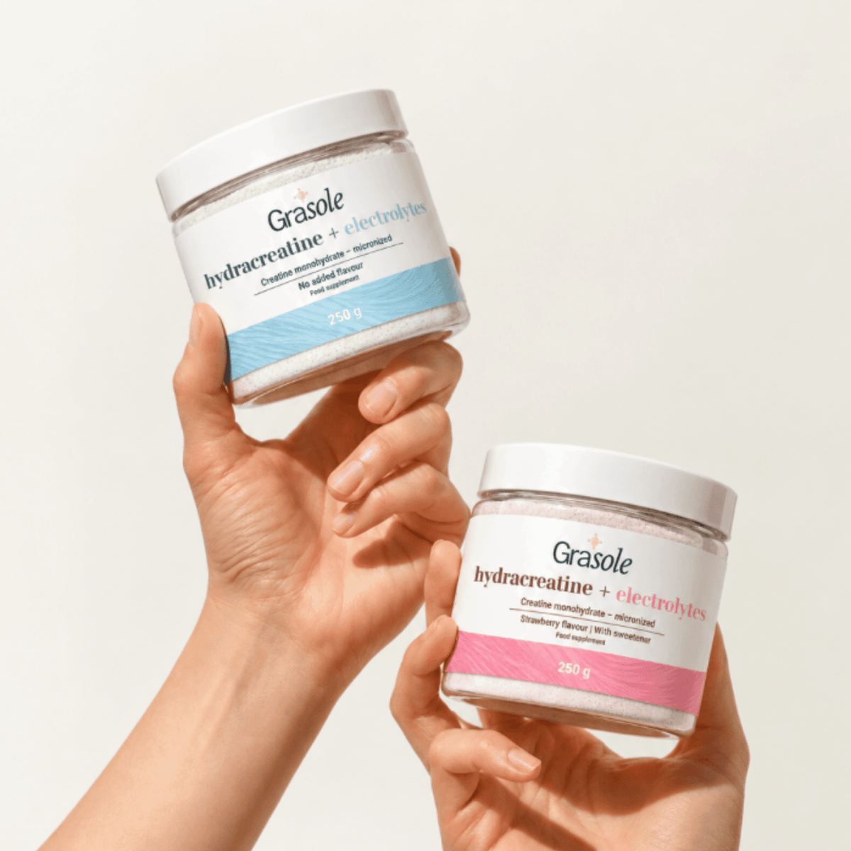 GraSole Hydracreatine + Electrolytes (strawberry flavored)