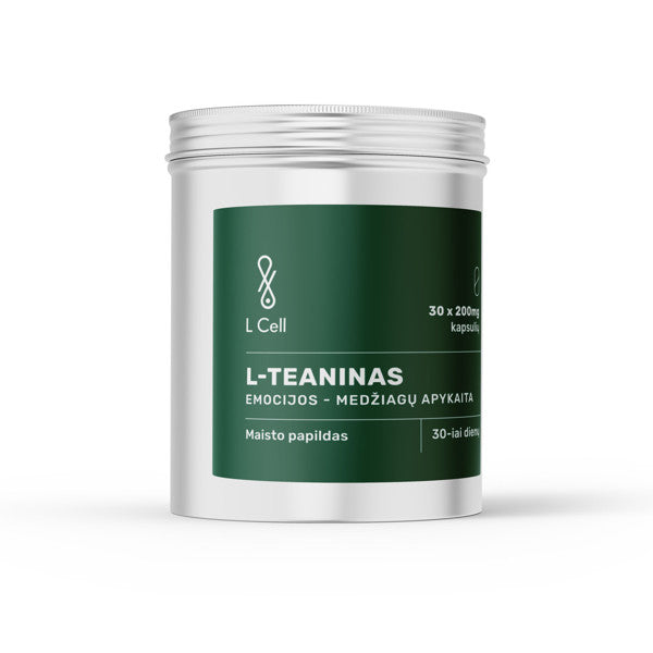 L CELL L-Teaninas (200mg kapsulės, 30 vnt.)