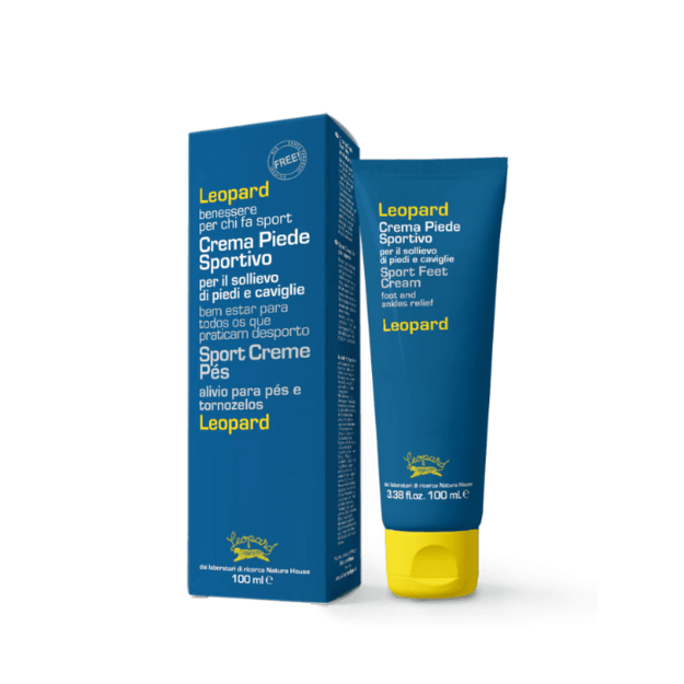 LEOPARD Sport pėdų kremas po aktyvios veiklos 100 ml kaina